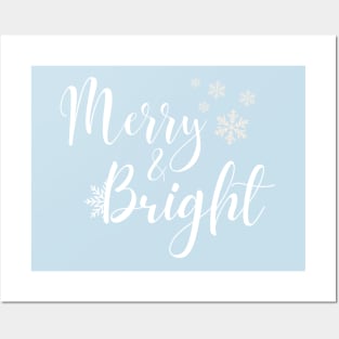 merry and bright - christmas holiday Posters and Art